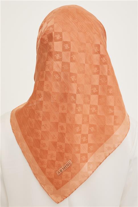 Armine Jakarlı İpek Pamuk Eşarp 91
