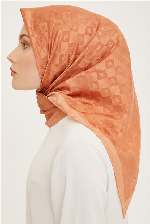 Armine Jakarlı İpek Pamuk Eşarp 91