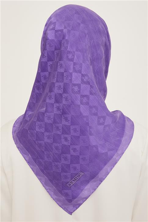 Armine Jakarlı İpek Pamuk Eşarp 99