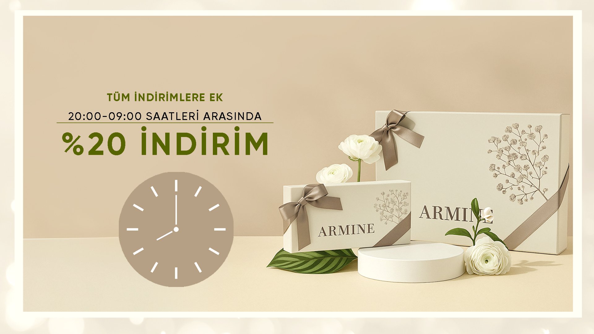 Akşamdan Sabaha Özel İndirim
