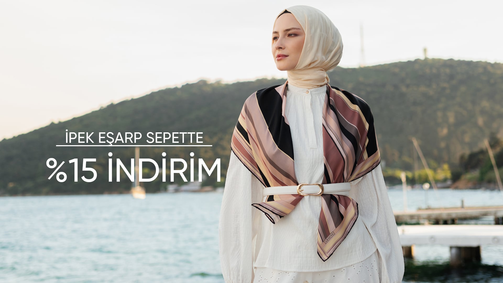 İpek Eşarp İndirimi