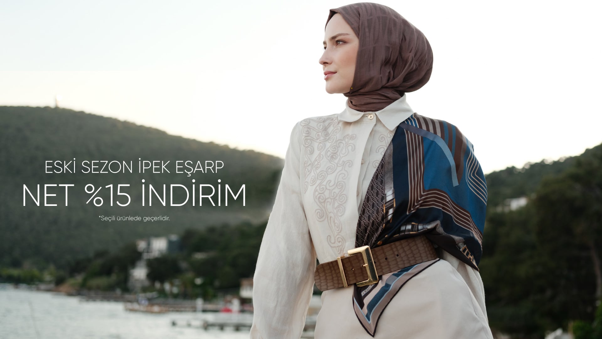 İpek Eşarp İndirimi