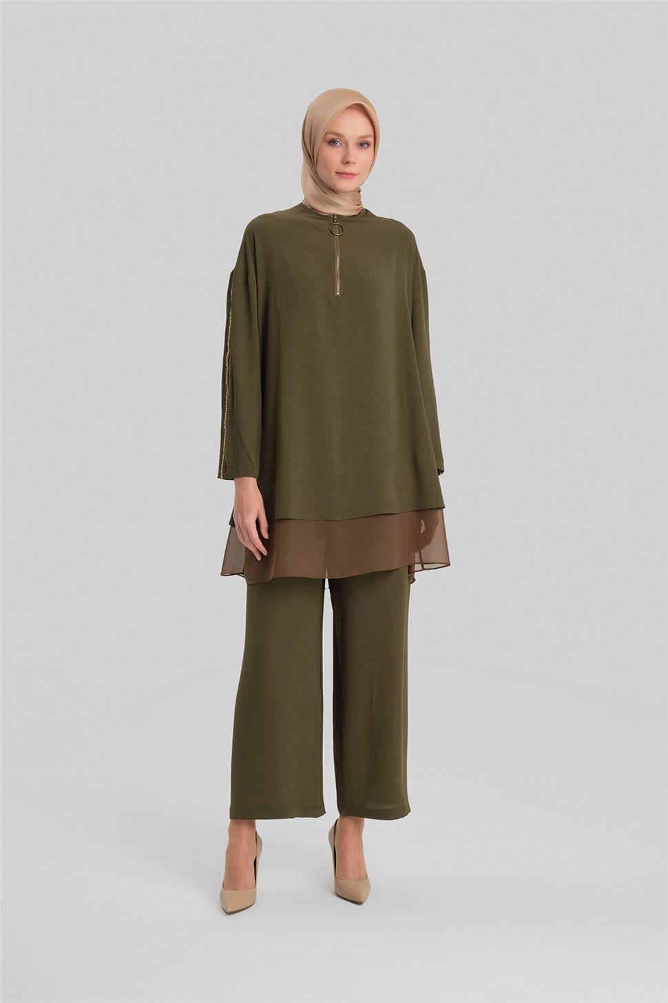 あみ Armine Takım Ort6129 Haki | Armine