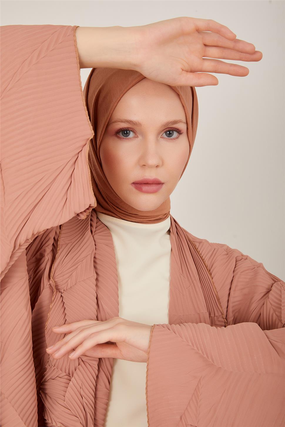 Armine Karışık Piliseli Giy Çık 23Y5115 Tozlu Pembe | Armine