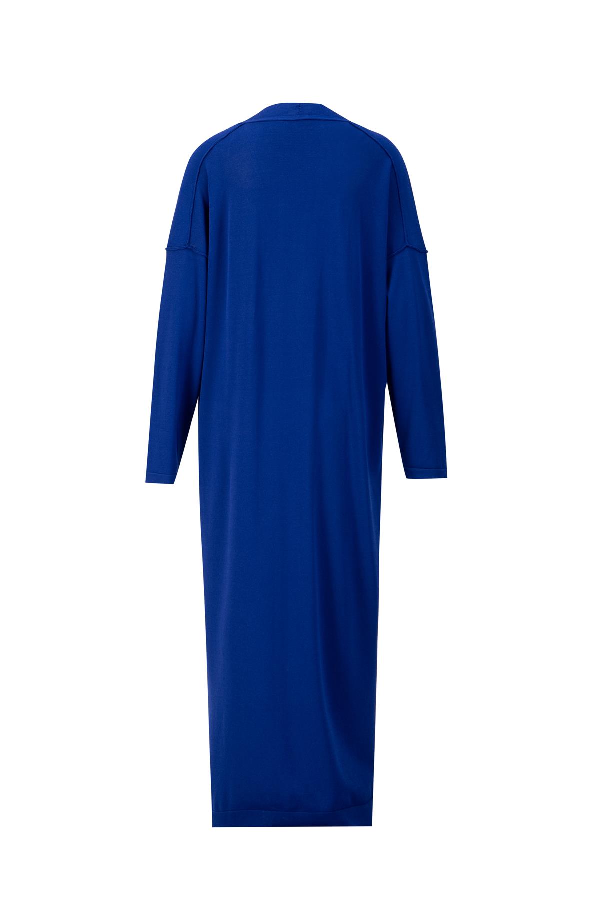 Armine Basic Uzun Hırka 24KD2003 Saks | Armine