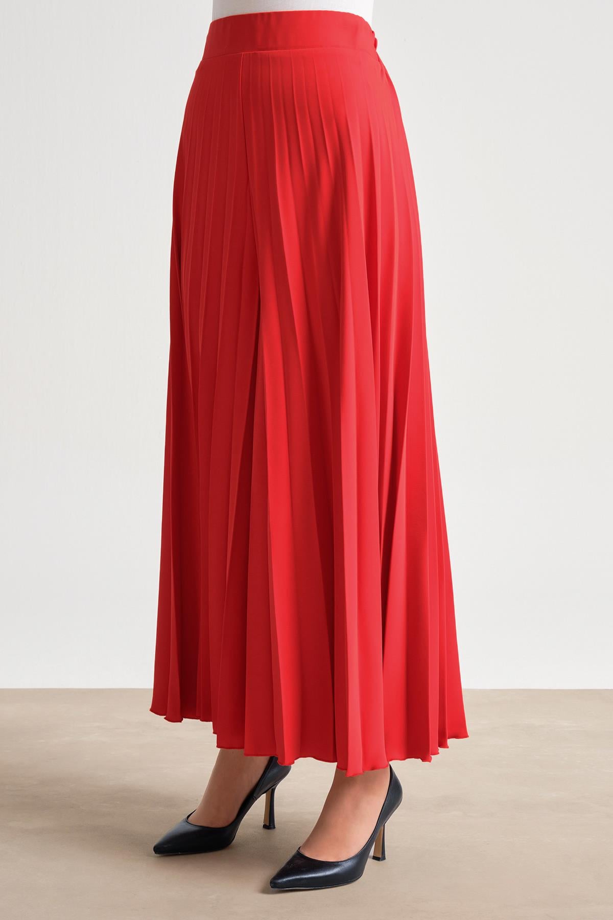 Armine Pilisoley Pantolon Etek 24Y2600 Kırmızı · 4