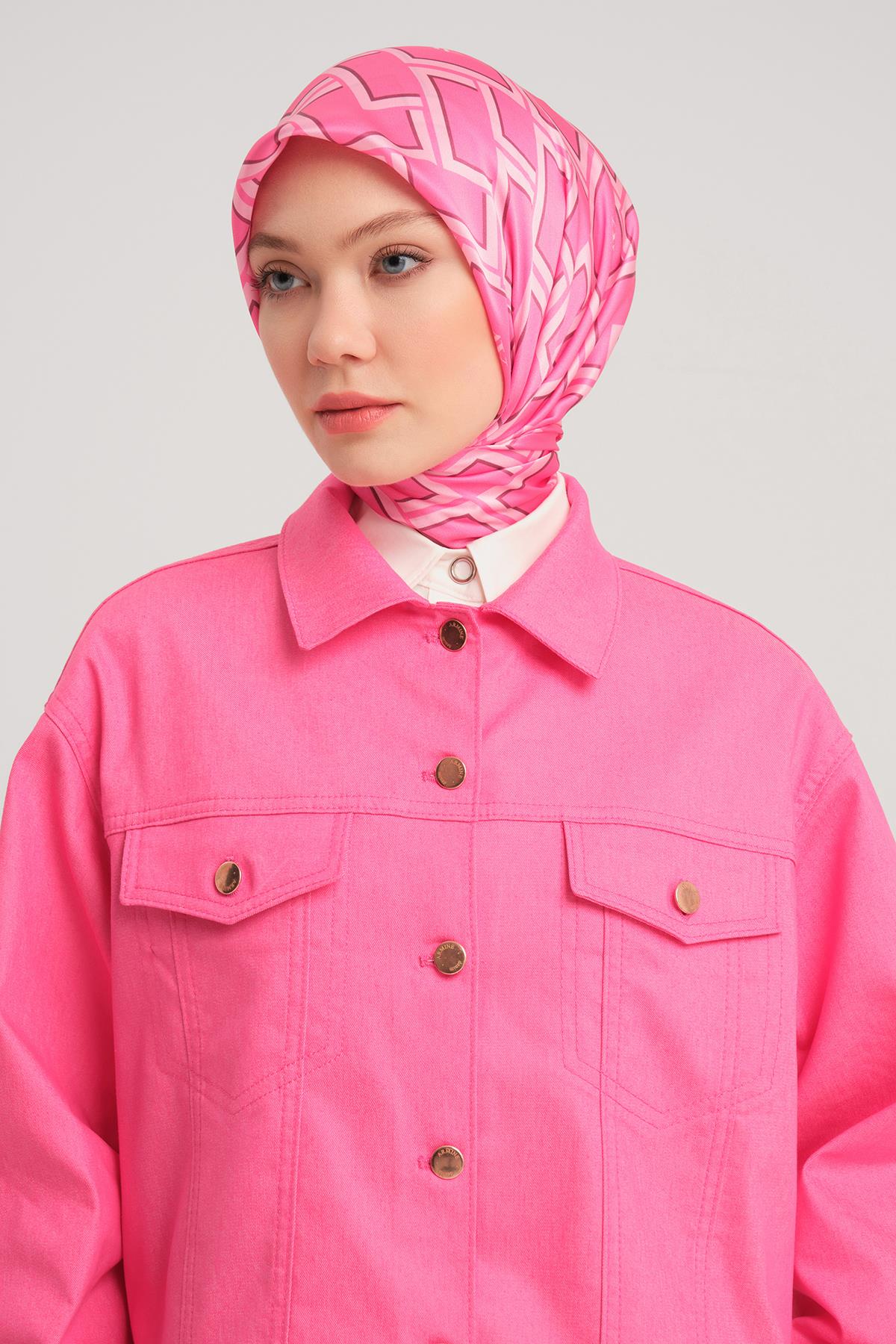 Armine Kısa Denim Ceket 24Y5405 Orkide · 5