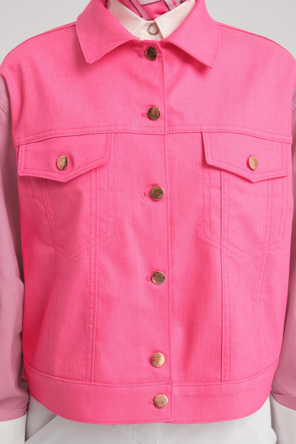 Armine Kısa Denim Ceket 24Y5405 Orkide · 6
