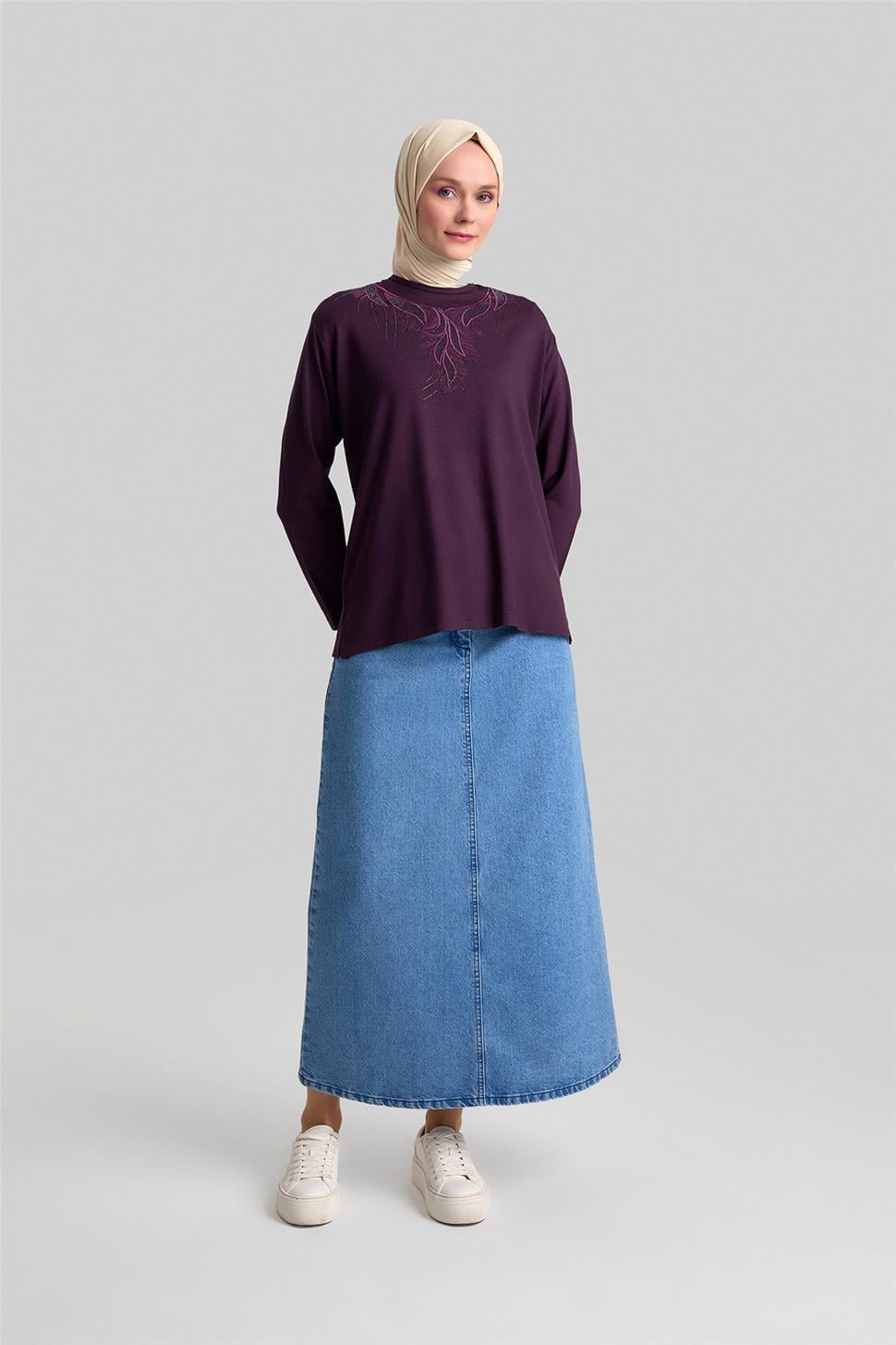 Armine Penye 24Yd9009 Mürdüm · 2