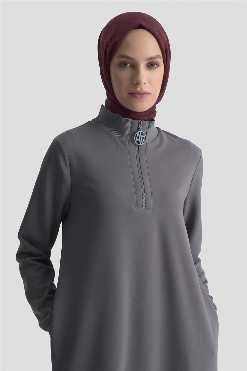Armine Tunik ORT412 Gri K25KA4120001-1633 | Armine