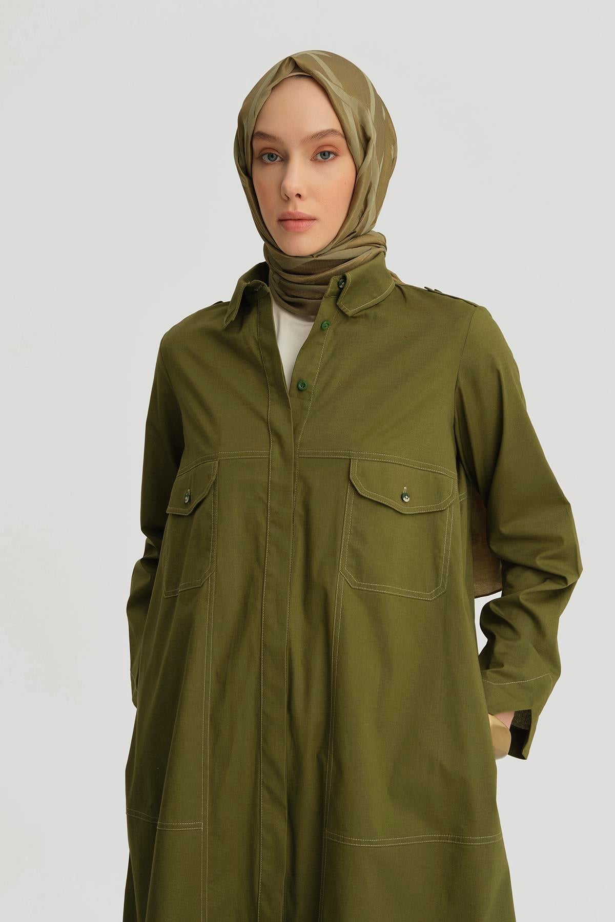みきどんページ 26Y4705 Armine Tunik Elbise YeşilK25YA4705001-2422 | Armine