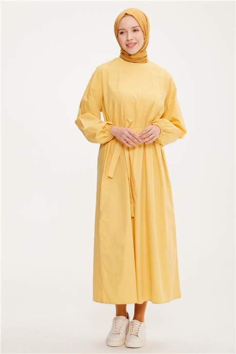 Armine Elbise 22YD7521 Sarı