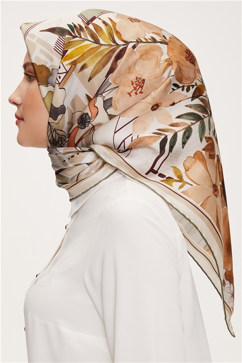 Armine Twill İpek Eşarp 22Ka3226 36