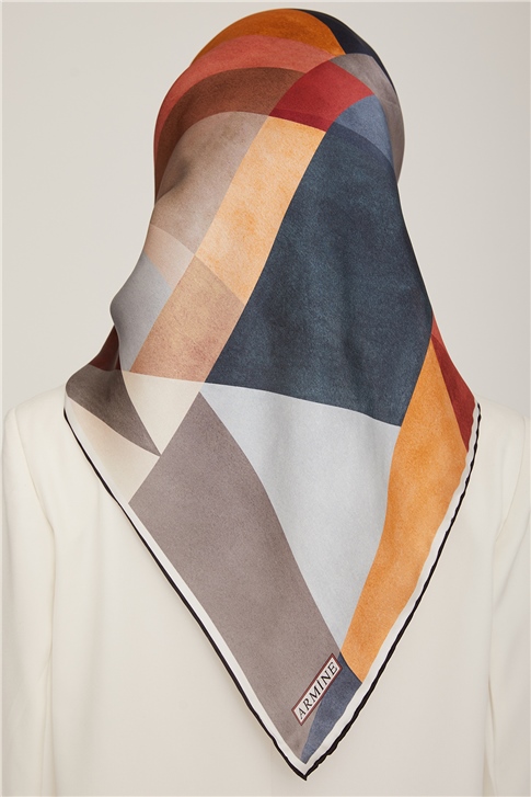 Armine Twill İpek Eşarp 22Ka8807 05