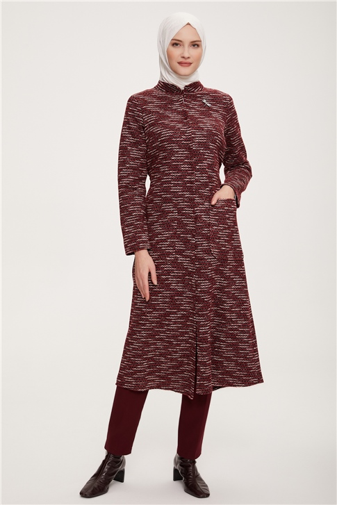 Armine Trend Hırka 21KT513-3 Bordo