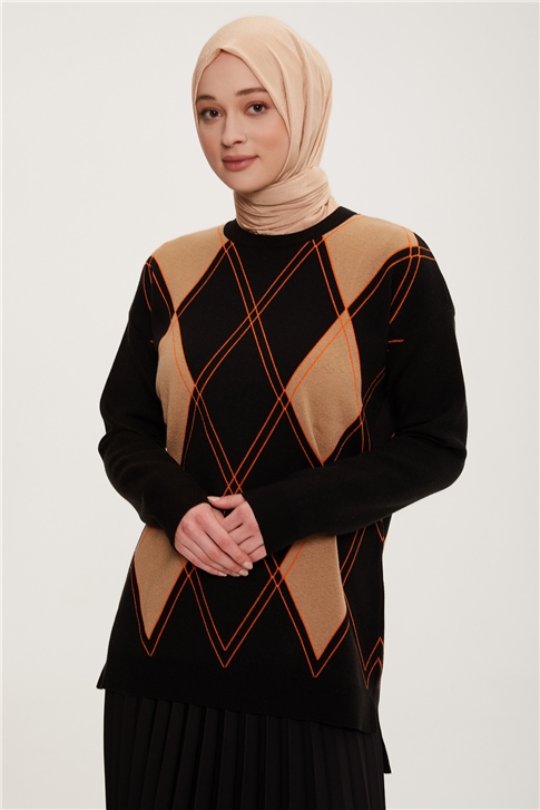 Armine Tunik 22KD2032 Siyah