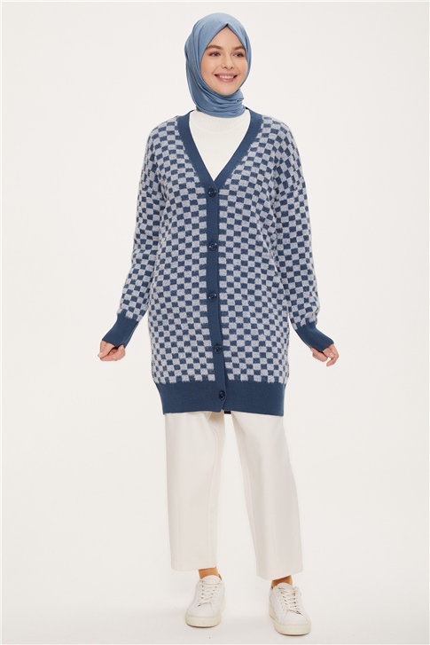 Armine Hırka 22KD4207 İndigo