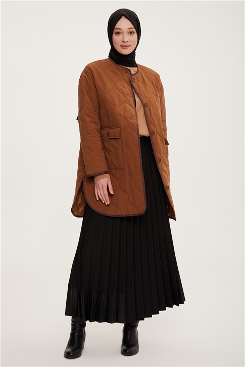Armine Oversize Kapitone Kap 22K7715 Camel