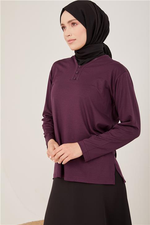 Armine Penye 23YD9043 Mürdüm