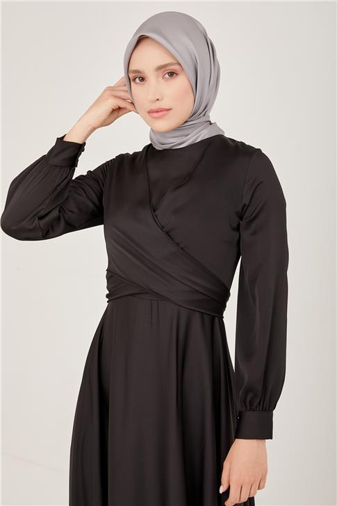 Armine Abiye Elbise 23YD9101 Siyah