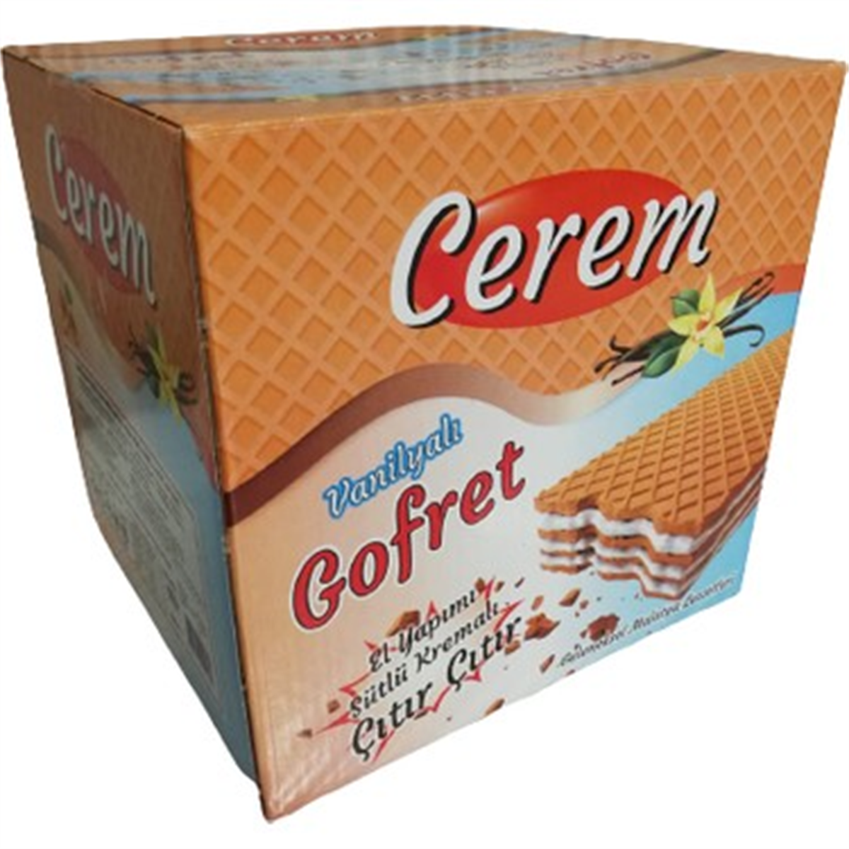 Cerem sütlü kremalı gofret 800 gr