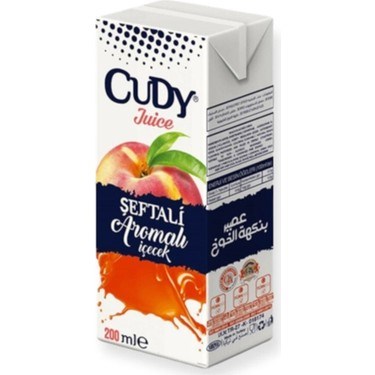 Cudy Meyve Suyu Şeftali 200ml 27 li Koli