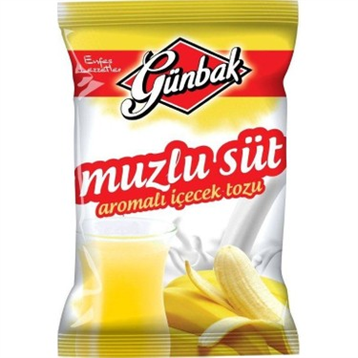Günbak muzlu süt aromalı içecek 250 gr