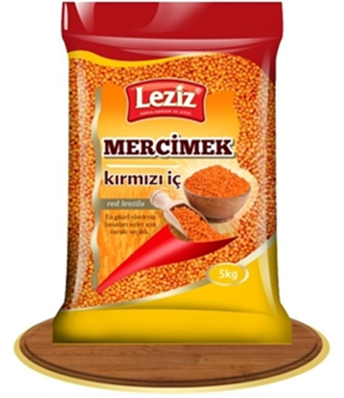 LEZIZ MERCIMEK 5 KG KIRMIZI