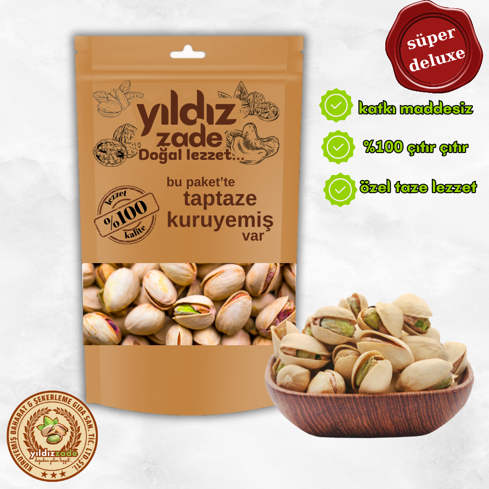 yıldızzade antep fıstığı süper deluxe