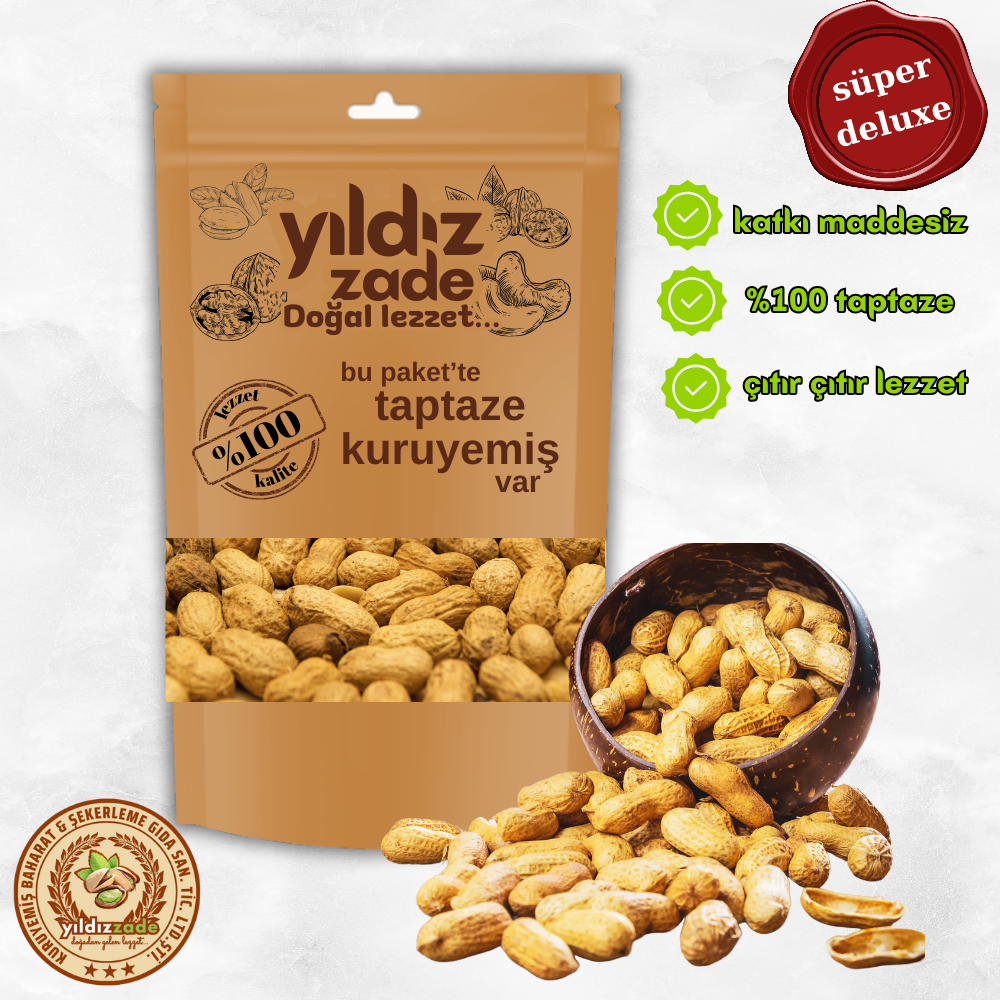 yıldızzade yerfıstığı kabuklu
