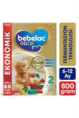 BEBELAC GOLD DEVAM SÜTÜ 2 NO 800 GR