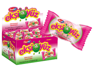 Ekşiyüz çilek aromalı sakız 100 lü