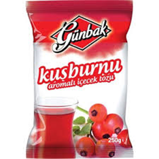 Günbak kuşburnu aromalı içecek 250 gr