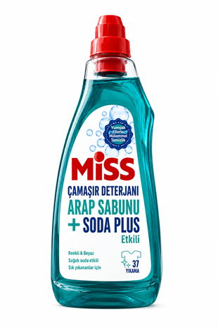 MİSS ÇAMAŞIR DETERJANI ARAP SABUNU + SODA PLUS