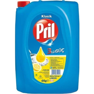 PRIL BULASIK DETERJANI 4 LT LIMON-ELMA