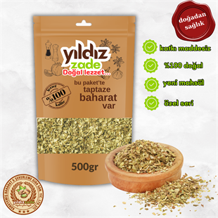 yıldızzade kekik yeni mahsül 500 gr