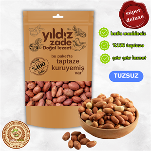 yıldızzade yerfıstığı içi tuzsuz