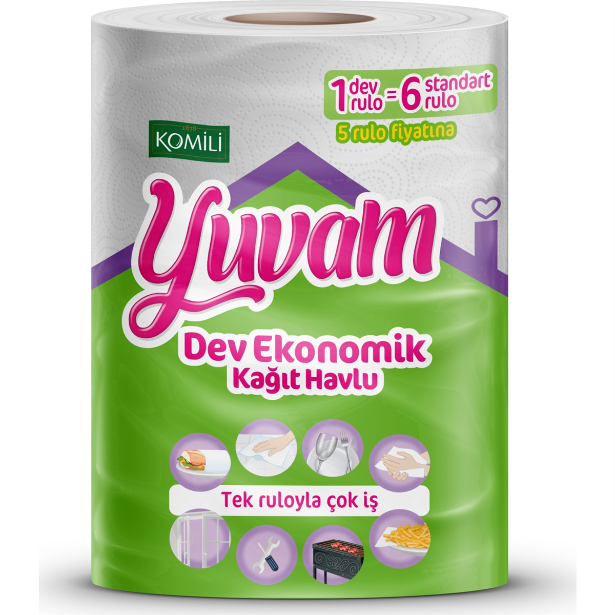 KOMİLİ YUVAM RULO KAĞIT HAVLU