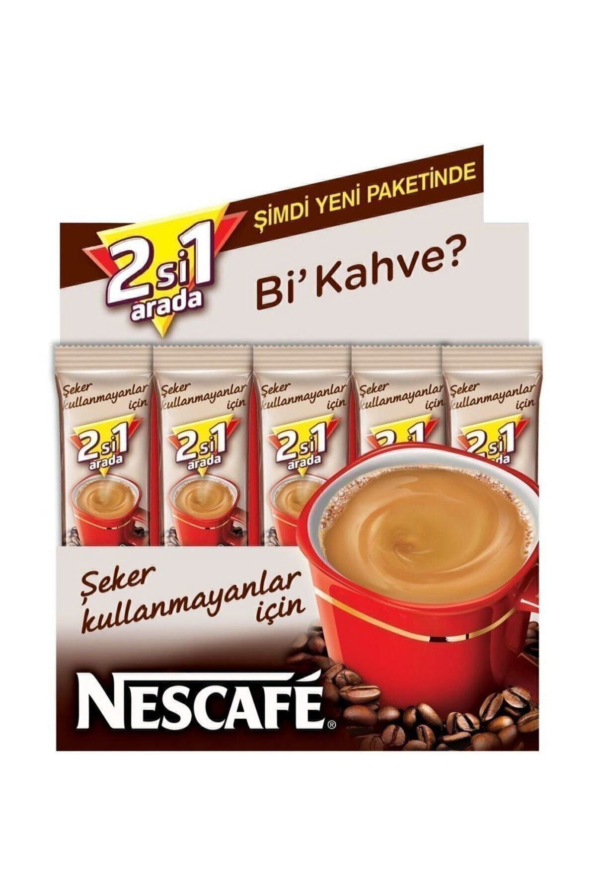 NESCAFE 2 Sİ 1 ARADA SÜTLÜ KÖPÜKLÜ 48 Lİ PKT