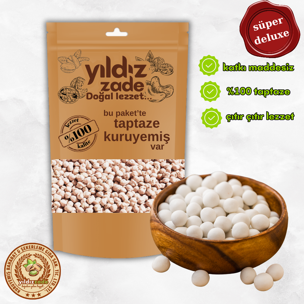yıldızzade beyaz leblebi (nohut)