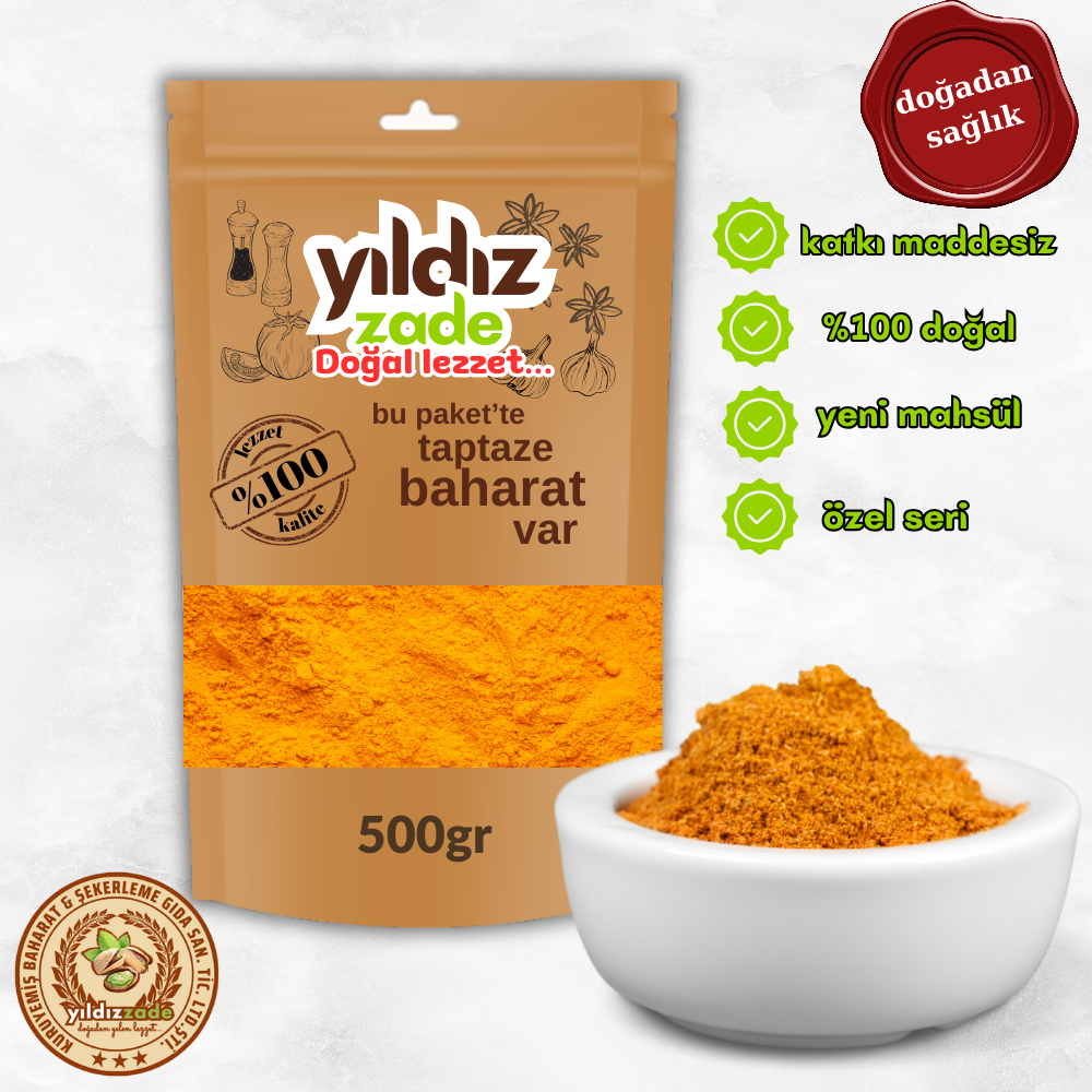 yıldızzade köfte baharatı 500gr