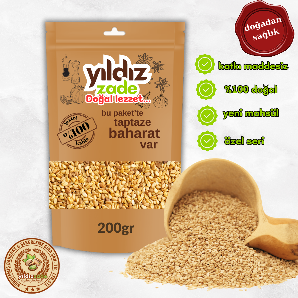 yıldızzade susam kırmızı 200gr