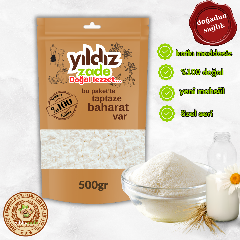 yıldızzade süt tozu 500 gr