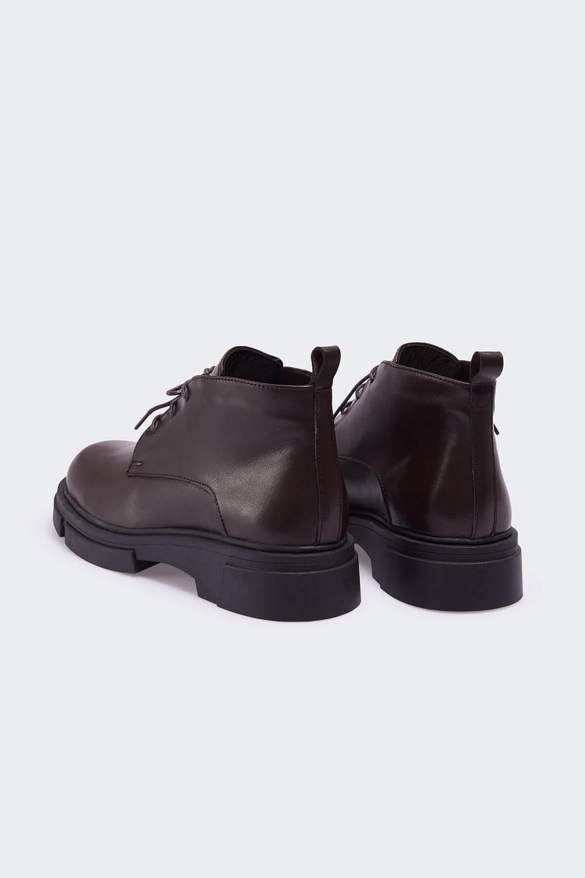 1406 Kahve Deri Kadın Bot