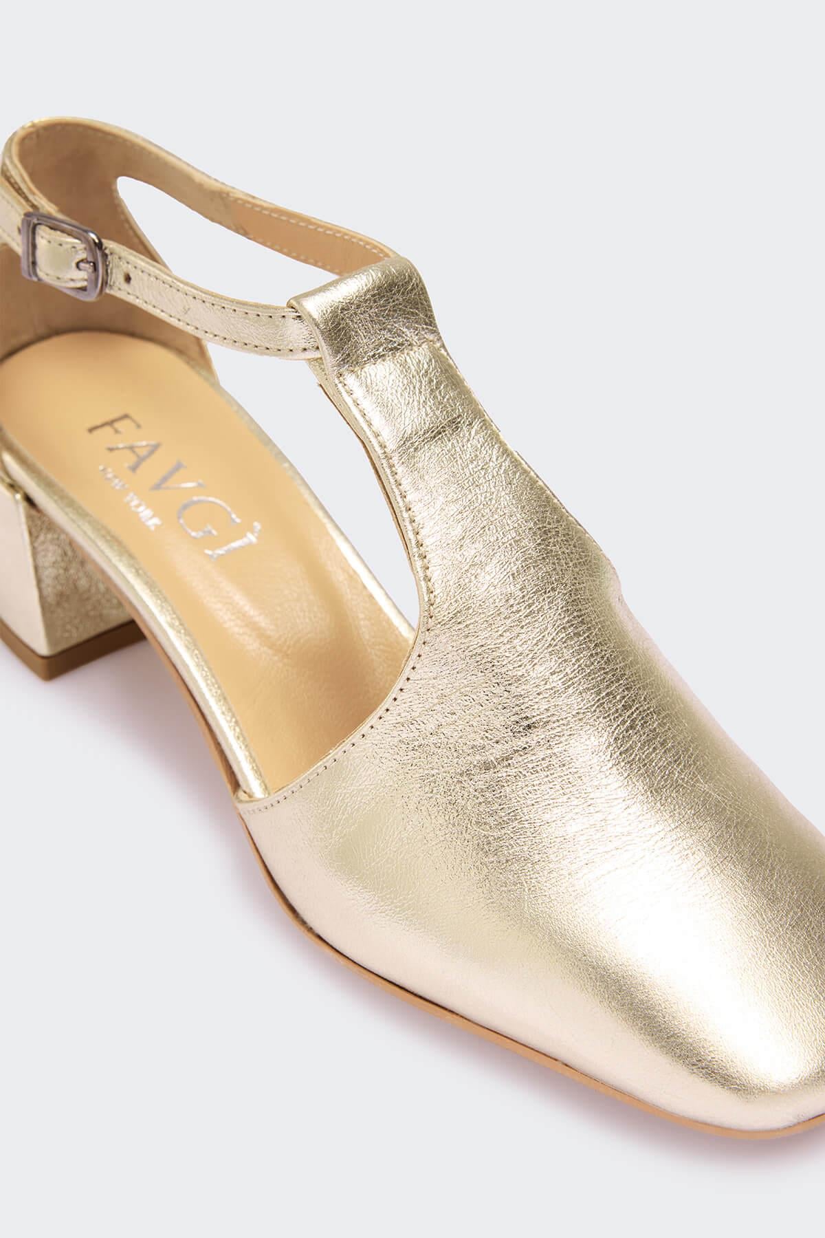 Accorea Dore Deri Kadın Topuklu Ayakkabı