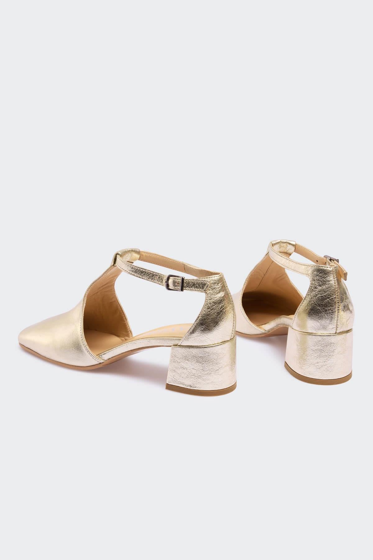 Accorea Dore Deri Kadın Topuklu Ayakkabı