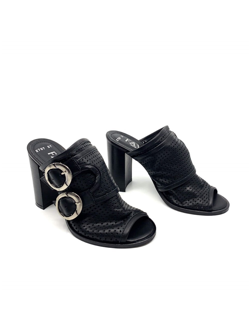 Afra Siyah Deri Kadın Terlik