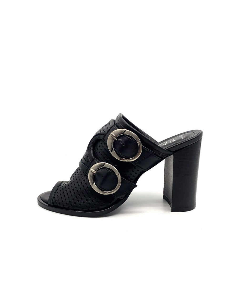 Afra Siyah Deri Kadın Terlik