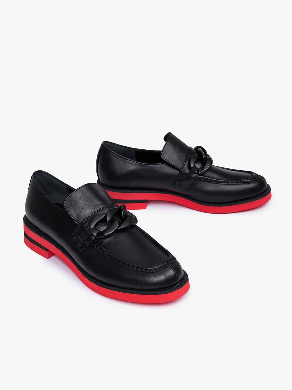 Alea Siyah Deri Kadın Loafer