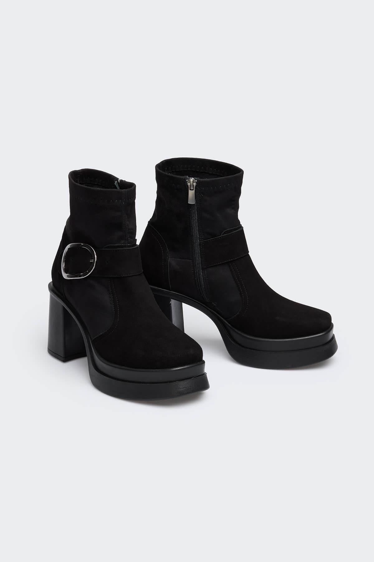 Alio Siyah Süet Kadın Bot